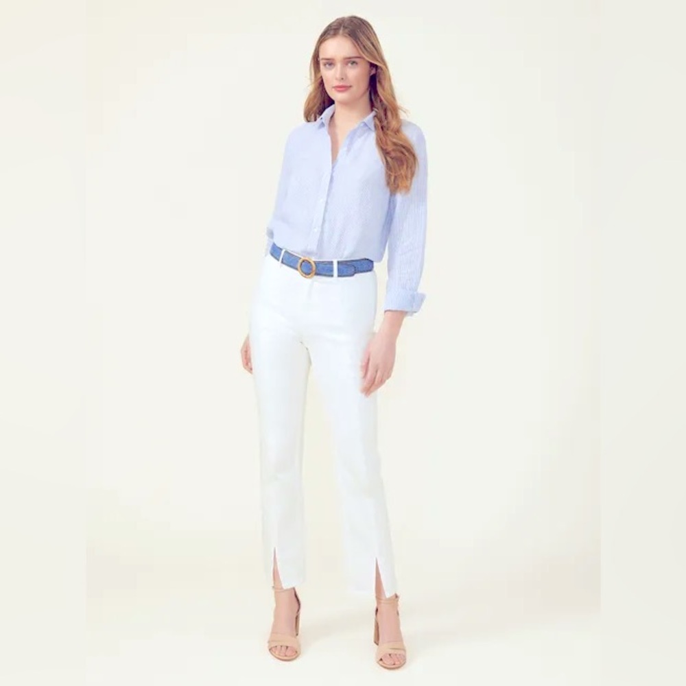 JMcLaughlin White Rainey Jeans size 6